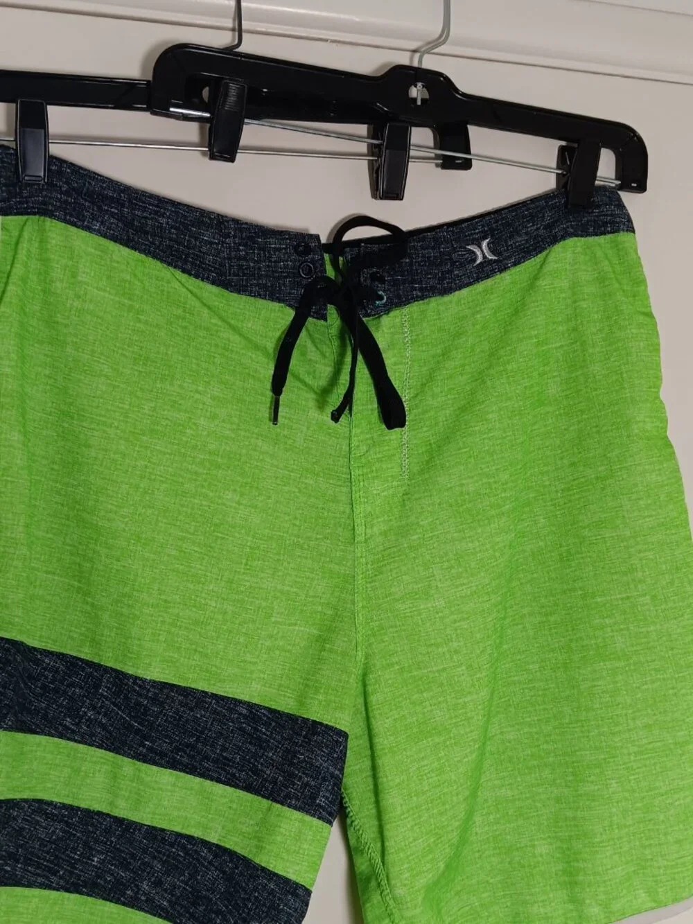 Hurley green board shorts surf swimming trunks men large